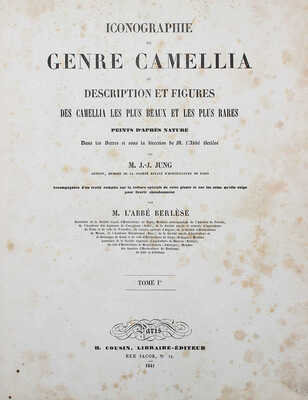 [Берлез Л. Иконография рода камелий или описание и изображения самых красивых и редких камелий... В 3 т.]. 